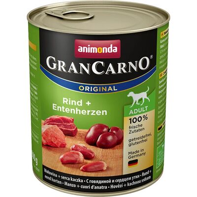 Animonda GranCarno Marha és kacsa kutyaeledel - 800 g Animonda GranCarno Marha és kacsa kutyaeledel - 800 g