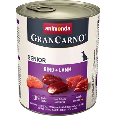 Animonda GranCarno Vită Miel Senior - Mâncare pentru câini Animonda GranCarno Vită Miel Senior - Mâncare pentru câini