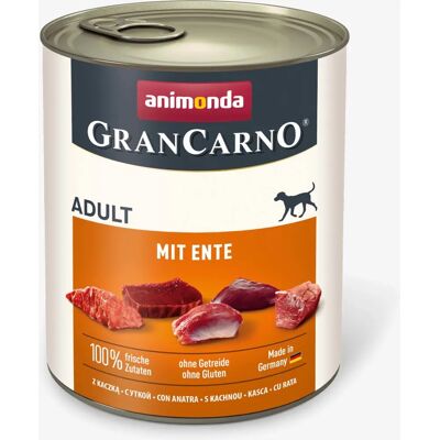 Animonda GranCarno kutyatáp - Kacsa 800g Animonda GranCarno kutyatáp - Kacsa 800g