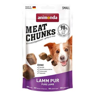 Friandises pour chien Animonda Meat Chunks Pure Agneau - 480g Friandises pour chien Animonda Meat Chunks Pure Agneau - 480g