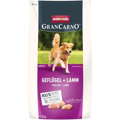 Animonda GranCarno - Száraz kutyatáp felnőtt kutyáknak, Baromfi & Bárány Animonda GranCarno - Száraz kutyatáp felnőtt kutyáknak, Baromfi & Bárány