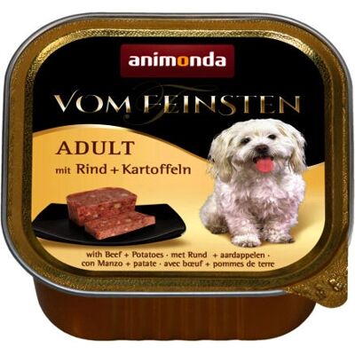 Animonda Vom Feinsten Marhahús + Burgonya - Nedves étel felnőtt kutyáknak Animonda Vom Feinsten Marhahús + Burgonya - Nedves étel felnőtt kutyáknak