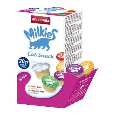 Snacks Milkies Animonda pour chat - 20 pièces - Publicité Snacks Milkies Animonda pour chat - 20 pièces - Publicité