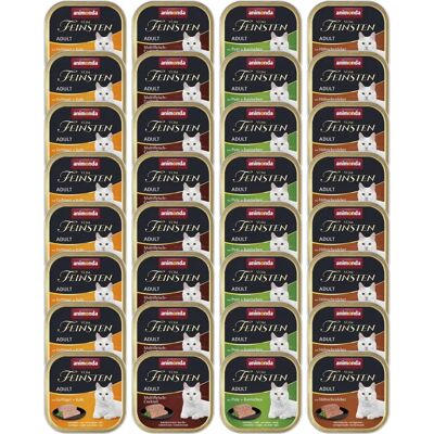 Animonda Vom Feinsten Csirke & Baromfi - Macskatáp 32x100g Animonda Vom Feinsten Csirke & Baromfi - Macskatáp 32x100g