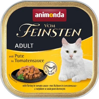 Animonda Vom Feinsten Kalkkuna Märkäruoka aikuisille kissoille Animonda Vom Feinsten Kalkkuna Märkäruoka aikuisille kissoille