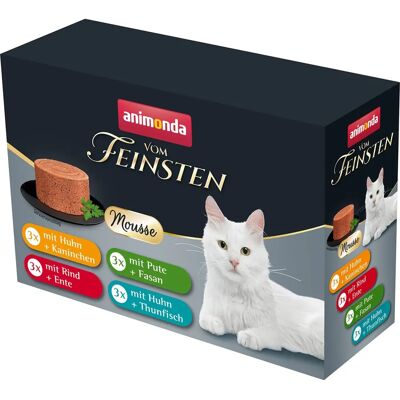Animonda Vom Feinsten Adult - Mischpaket (4 Sorten) - Getreidefrei für Katzen Animonda Vom Feinsten Adult - Mischpaket (4 Sorten) - Getreidefrei für Katzen