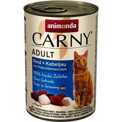 Animonda Carny Kalb Erwachsene Katzenfutter - Feucht, 400g Animonda Carny Kalb Erwachsene Katzenfutter - Feucht, 400g
