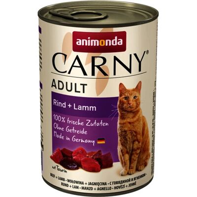 Animonda Carny Vasikka ja Lammas Kissankala - 400 g Animonda Carny Vasikka ja Lammas Kissankala - 400 g