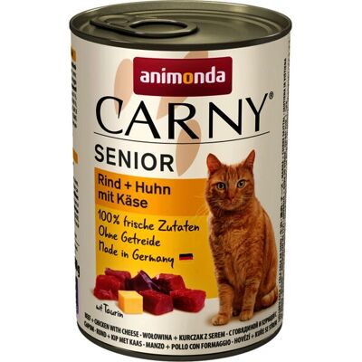 Macska nedves étel - Animonda Carny Senior - 400g marha, csirke, sajt Macska nedves étel - Animonda Carny Senior - 400g marha, csirke, sajt