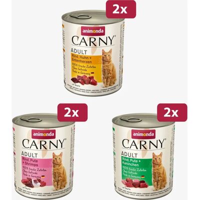 Animonda Carny Adult Cat Mixpack 2 Wet 6x800g Animonda Carny Adult Cat Mixpack 2 Wet 6x800g