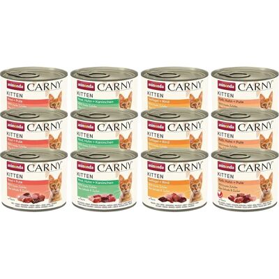 Animonda Carny Katzenfutter - Getreidefrei, 12x200g Animonda Carny Katzenfutter - Getreidefrei, 12x200g