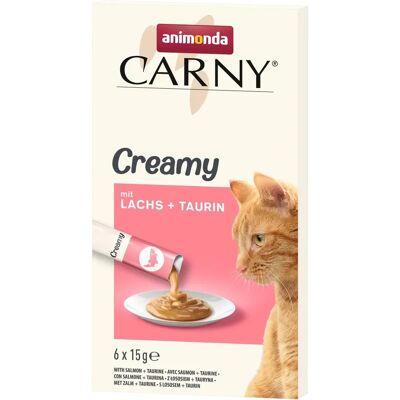 Animonda Carny Adult Creamy - Saumon ou Poulet - Snack pour chats - Publicité Animonda Carny Adult Creamy - Saumon ou Poulet - Snack pour chats - Publicité