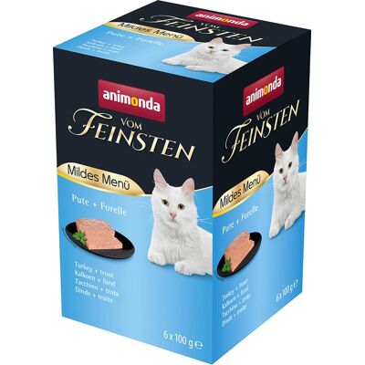 Nourriture humide Animonda vom Feinsten Adult Dinde & Truite - 36/100g Nourriture humide Animonda vom Feinsten Adult Dinde & Truite - 36/100g