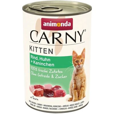 Animonda Carny Kitten - Magas minőségű Hús - Komplett Nedfôr Animonda Carny Kitten - Magas minőségű Hús - Komplett Nedfôr