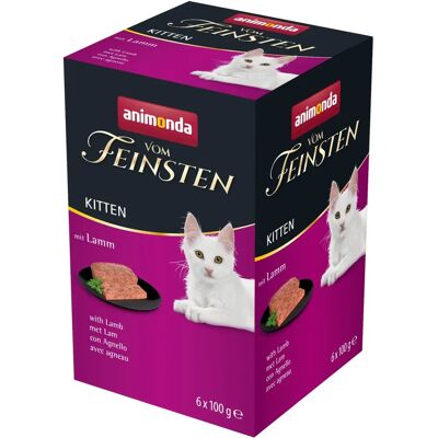 Animonda vom Feinsten Lamb Kitten Wet Food - 18 x 100g Animonda vom Feinsten Lamb Kitten Wet Food - 18 x 100g
