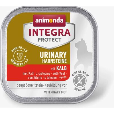 Animonda Integra Protect Urinary - Vasikanliha - 16 x 100 g - Kissa-raav Animonda Integra Protect Urinary - Vasikanliha - 16 x 100 g - Kissa-raav