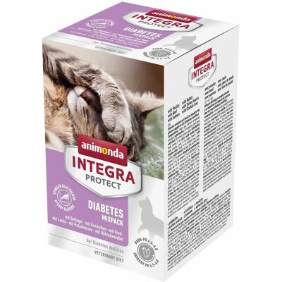 Karma mokra dla kotów z cukrzycą Animonda Integra Protect - Opakowanie mieszane 6 x 100g Karma mokra dla kotów z cukrzycą Animonda Integra Protect - Opakowanie mieszane 6 x 100g