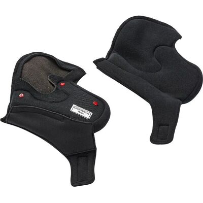 Almohadillas para mejillas Schuberth C5 / E2 - Negro - 20mm Almohadillas para mejillas Schuberth C5 / E2 - Negro - 20mm