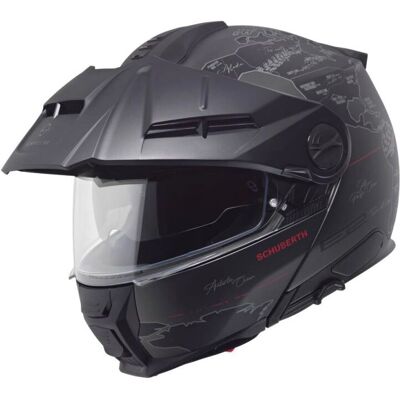 Casque Moto Schuberth E2 Atlas - Aventure, Double Homologation - Publicité Casque Moto Schuberth E2 Atlas - Aventure, Double Homologation - Publicité