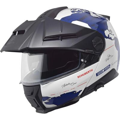 Casco E2 Atlas Blu - Casco moto Casco E2 Atlas Blu - Casco moto