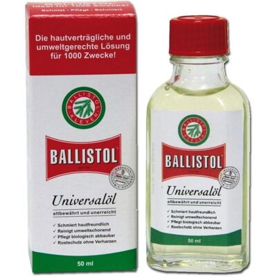 Ballistol Modèle 50ml - Huile Universelle pour Métal, Cuir, Plastique - Publicité Ballistol Modèle 50ml - Huile Universelle pour Métal, Cuir, Plastique - Publicité