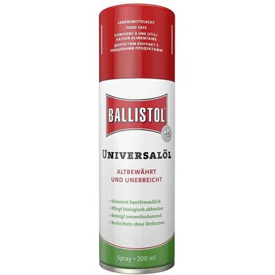 Ballistol Universel Olie - Beskytter, Smører, Rengør - 200ml Spray Ballistol Universel Olie - Beskytter, Smører, Rengør - 200ml Spray