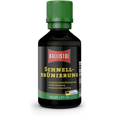 Ballistol Klever Ballistol - Bluing rapido per acciaio e ferro - Soluzione di bluatura Ballistol Klever Ballistol - Bluing rapido per acciaio e ferro - Soluzione di bluatura