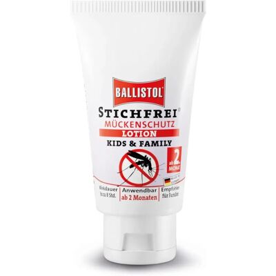 Loción repelente de insectos para niños Ballistol - Protege piel sensible - SPF 6 Loción repelente de insectos para niños Ballistol - Protege piel sensible - SPF 6