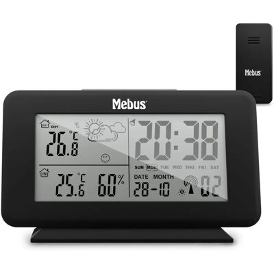 MEBUS Funk-Wetterstation - Innen- und Außenthermometer MEBUS Funk-Wetterstation - Innen- und Außenthermometer