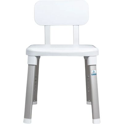 Cadeira de duche Vitaeasy - Regulável, suporta até 150kg - Assento de banho Cadeira de duche Vitaeasy - Regulável, suporta até 150kg - Assento de banho