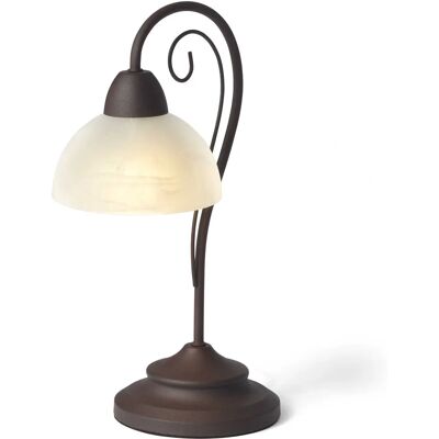 TRIO LEUCHTEN Landlig Bordlampe - Diameter 15cm, Højde 40cm - Rustikt Design TRIO LEUCHTEN Landlig Bordlampe - Diameter 15cm, Højde 40cm - Rustikt Design