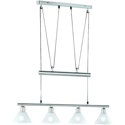 Lampa pendant Trio Stamina 4 becuri Nichel Lampa pendant Trio Stamina 4 becuri Nichel