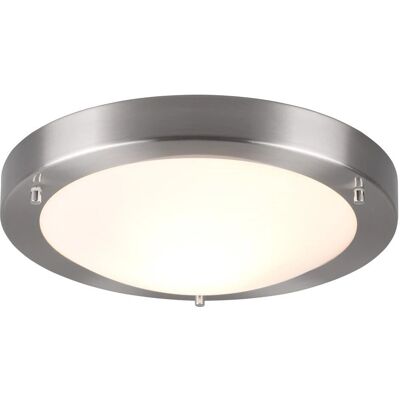 Lampa sufitowa nikiel Condus - Nowoczesna, IP44, E27, 31cm Lampa sufitowa nikiel Condus - Nowoczesna, IP44, E27, 31cm