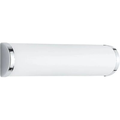 Applique Murale Blanc/Argent Trio Leuchten - E14 Max 40W - Éclairage Salle de Bain - Publicité Applique Murale Blanc/Argent Trio Leuchten - E14 Max 40W - Éclairage Salle de Bain - Publicité