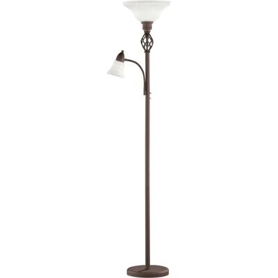 Trio Rustica Golvlampa - E27 Fäste - Rustik Stil Trio Rustica Golvlampa - E27 Fäste - Rustik Stil