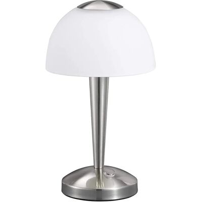 Trio Lighting Ventura Modelo Lámpara de Mesa LED - Moderno Níquel Trio Lighting Ventura Modelo Lámpara de Mesa LED - Moderno Níquel