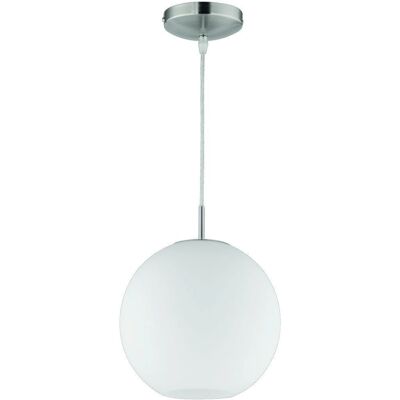 Lámpara colgante Reality Moon ø 25 cm - Moderno Nickel Lámpara colgante Reality Moon ø 25 cm - Moderno Nickel