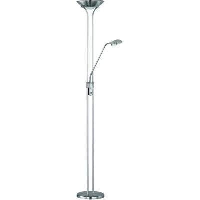 Lámpara moderna para madre e hijo Trio Lighting Spock Níquel Mate - Lámpara Lámpara moderna para madre e hijo Trio Lighting Spock Níquel Mate - Lámpara