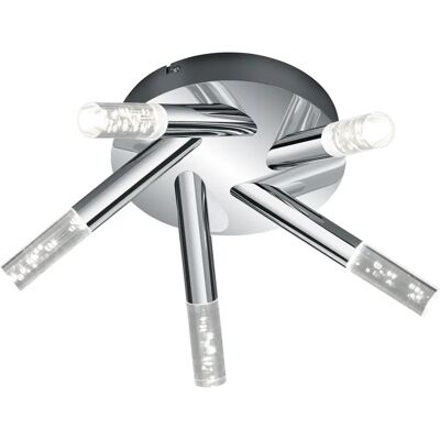 Trio Chrom 5-światła Lampa sufitowa do łazienki - Lampa sufitowa Trio Chrom 5-światła Lampa sufitowa do łazienki - Lampa sufitowa