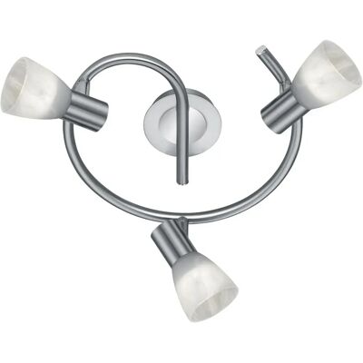 Trio Verlichting Levisto 3-Licht Nickel Plafondspot - Plafondspot Trio Verlichting Levisto 3-Licht Nickel Plafondspot - Plafondspot