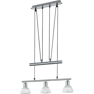 Lampada a sospensione Trio Levisto 3 Luci Nichel Lampada a sospensione Trio Levisto 3 Luci Nichel