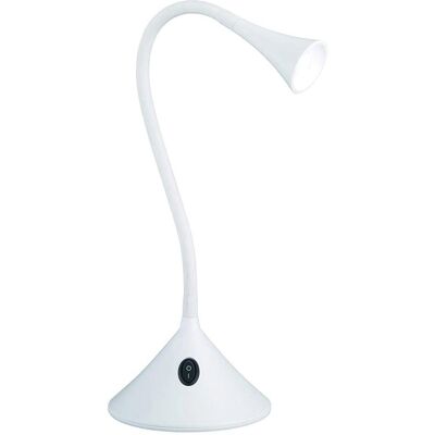 Trio LED Desk Lamp - Flexible, White, 35.5x31.8cm Trio LED Desk Lamp - Flexible, White, 35.5x31.8cm