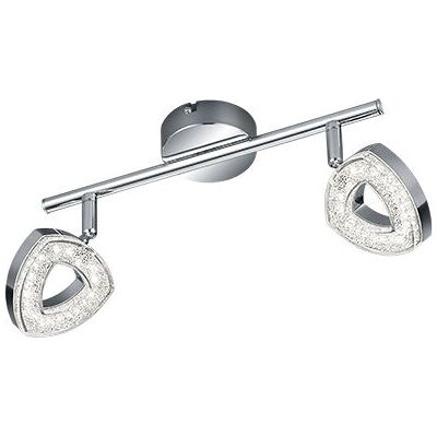 Projecteur plafond LED chrome Trio Lighting Tours - Publicité Projecteur plafond LED chrome Trio Lighting Tours - Publicité
