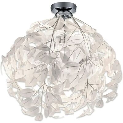 Lustre semi-flush moderne Trio Lighting Leavy - Chrome - Publicité Lustre semi-flush moderne Trio Lighting Leavy - Chrome - Publicité