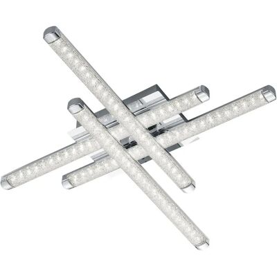 Reality - Lampada da soffitto moderna cromo 4 LED - Luce calda Reality - Lampada da soffitto moderna cromo 4 LED - Luce calda