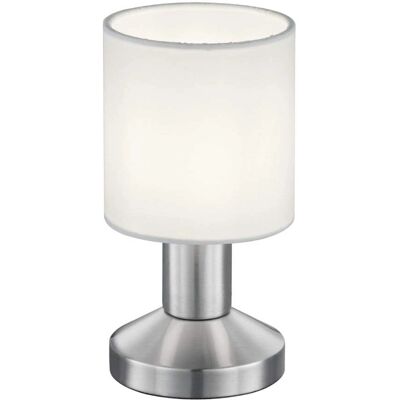 Trio Leuchten Garda White Fabric Table Lamp - Table Light Trio Leuchten Garda White Fabric Table Lamp - Table Light