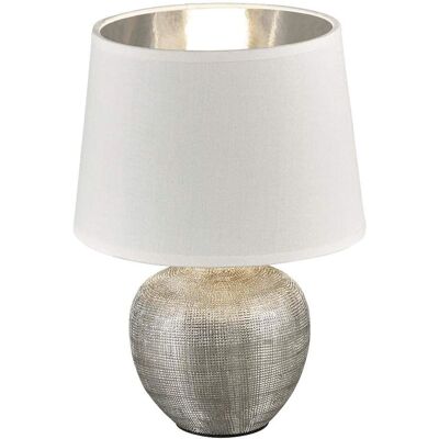 Lampe de table moderne Luxor de Trio Lighting - Argent Lampe de table moderne Luxor de Trio Lighting - Argent