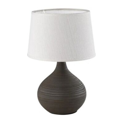 Lampe de table Reality Leuchten R50371026 - E14, Marron, Céramique Lampe de table Reality Leuchten R50371026 - E14, Marron, Céramique