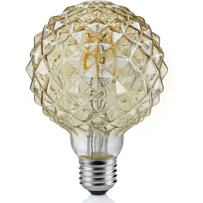 Lampadina Globe Ambra Webmarketpoint - Luce Interna Lampadina Globe Ambra Webmarketpoint - Luce Interna
