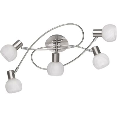 Trio Lighting Antibes Moderne 5-lys Multi-Armet Semi-Flush Loftsarmatur - Loftlampe Trio Lighting Antibes Moderne 5-lys Multi-Armet Semi-Flush Loftsarmatur - Loftlampe